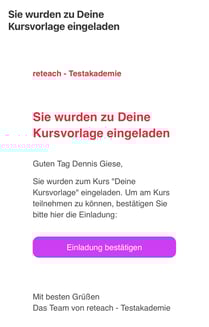 Kursvorlage Rot