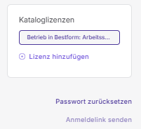 Kataloglizenzen