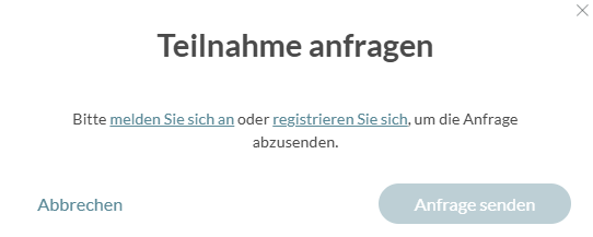 Anfrage stellen