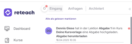 Newsfeed - Abgabe herunterladen