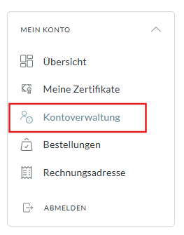 Kontoverwaltung