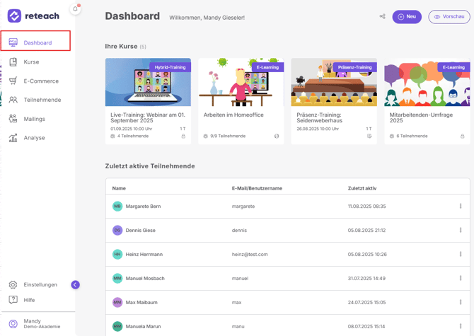 Admin Dashboard