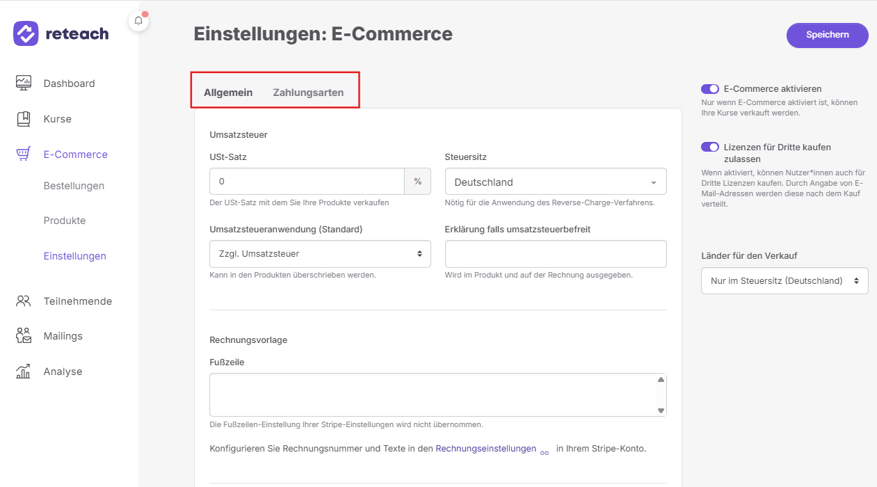E-Commerce, Allgemein, Zahlungsarten