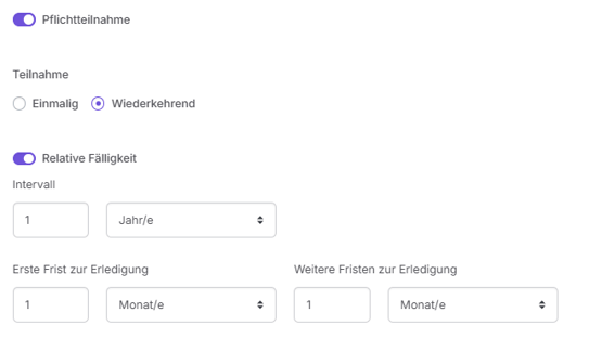 Fälligkeiten