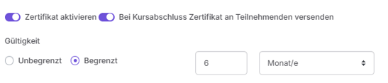 Zertifikat