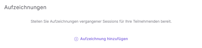 Aufzeichnungen