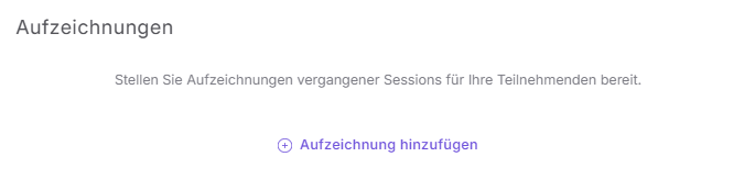 Aufzeichnungen