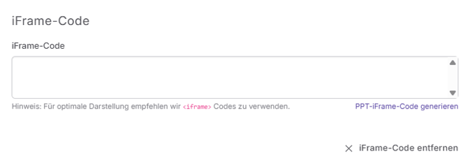 iFrame Code