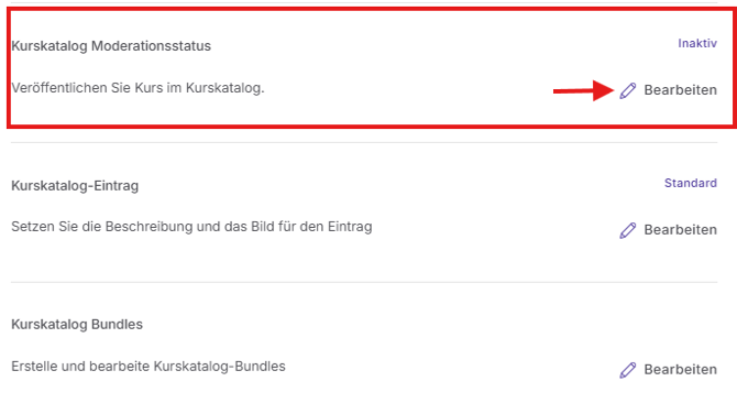 Moderationsstatus