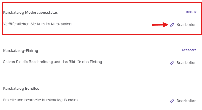 Moderationsstatus