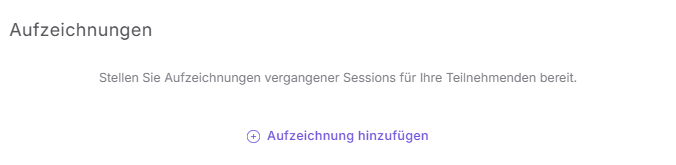 Aufzeichnungen