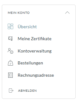 Mein Konto