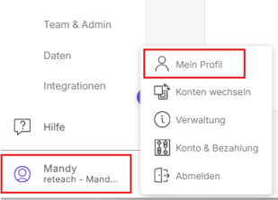 Mein Profil