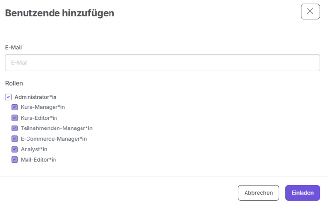 Administrator:in anlegen