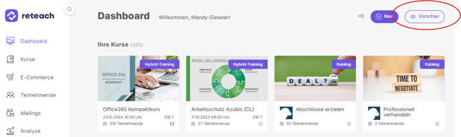 Vorschau der Akademie