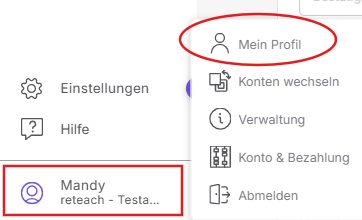 Mein Profil